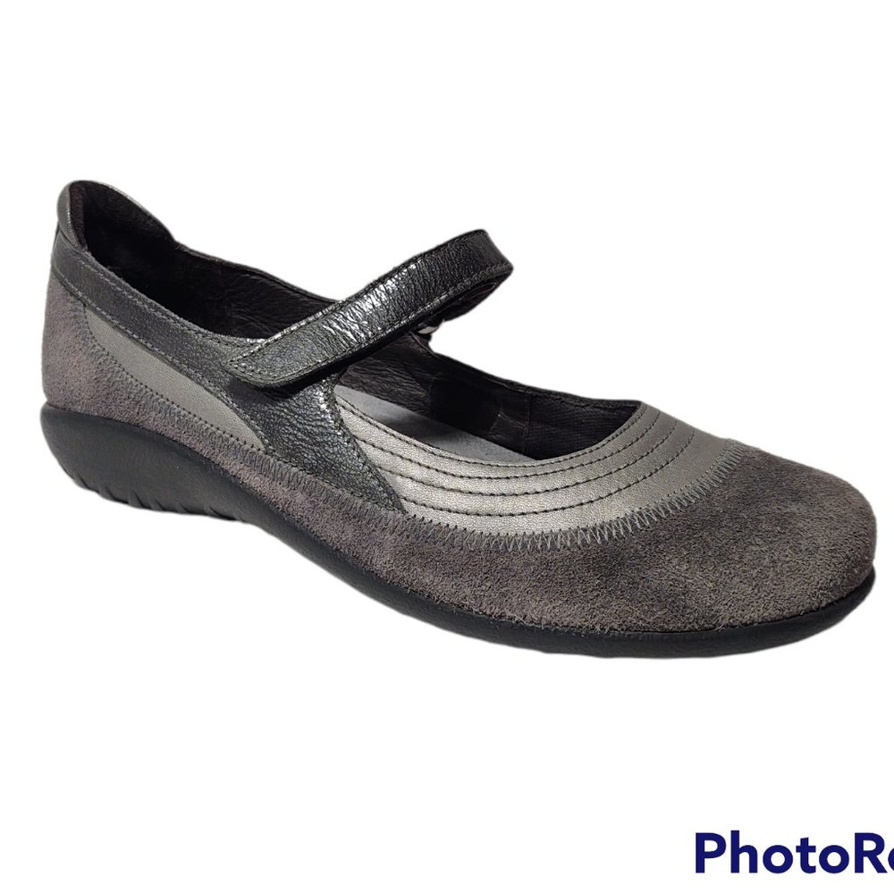 Women's Gray Mary Jane Shoes